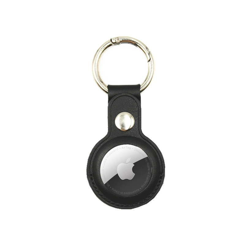 [Совместимый с кожаным защитным чехлом AIRTAG Apple AIRTAGs, держатель-брелок, PU кожаный чехол на место]
