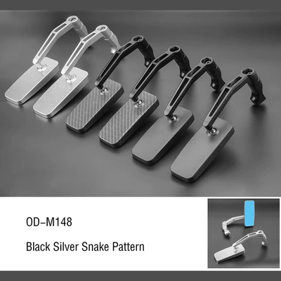Manufacturer Customized Modified Motorcycle Rearview Mirror, Electric Vehicle Reflector, Aluminum Universal Modified Mirror, Reversing Mirror