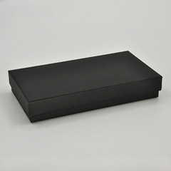 Manufacturer black card scarf wallet socks packaging box sky cover gift packaging box, can add LOGO