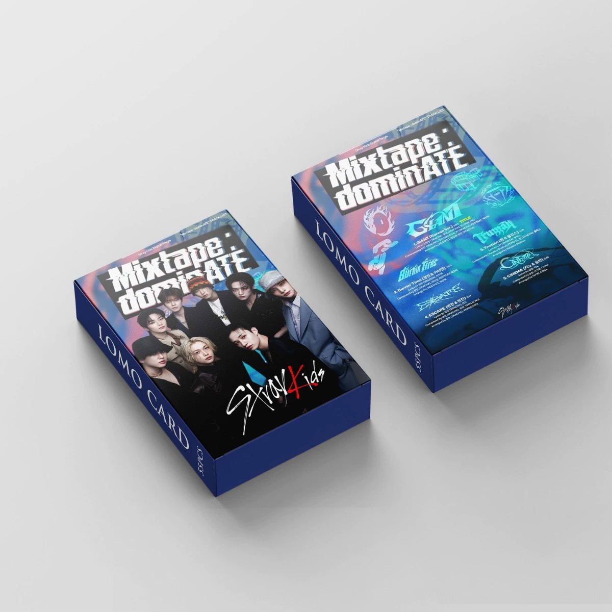 Предпродажа 55 карточек альбома Stray Kids Mixtape dominATE kpop lomo card