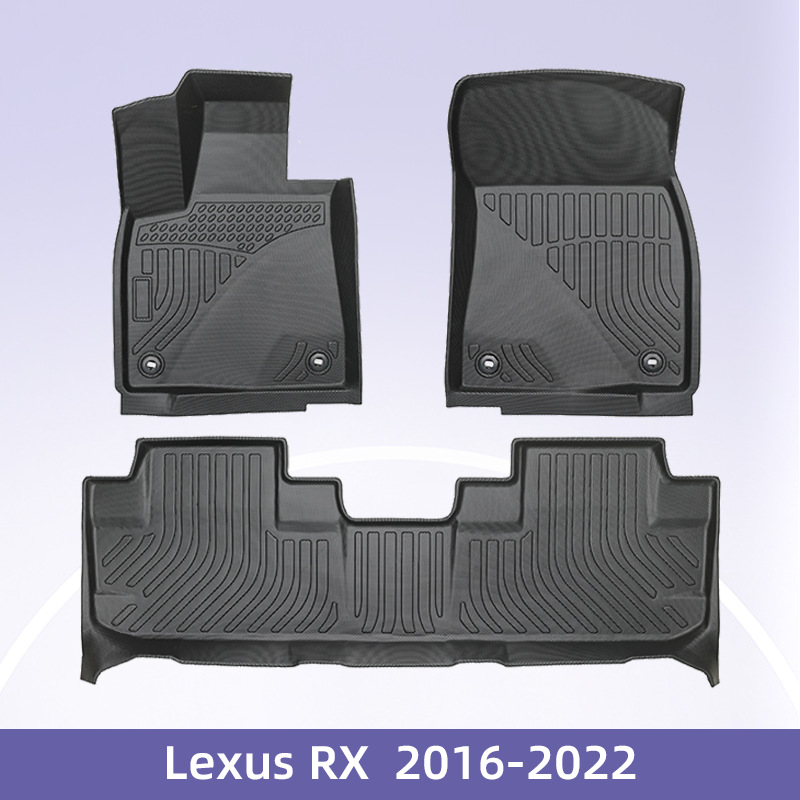 Aplicable a Lexus RX Fuel 2016 - 2022 3D TPE para todo el tiempo