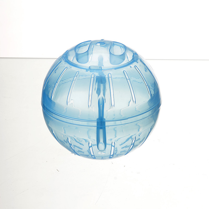 Hamster oro oso correr bola hamster juguetes acrílico transparente suministros hamster 10 cm mini trotar bola fitness