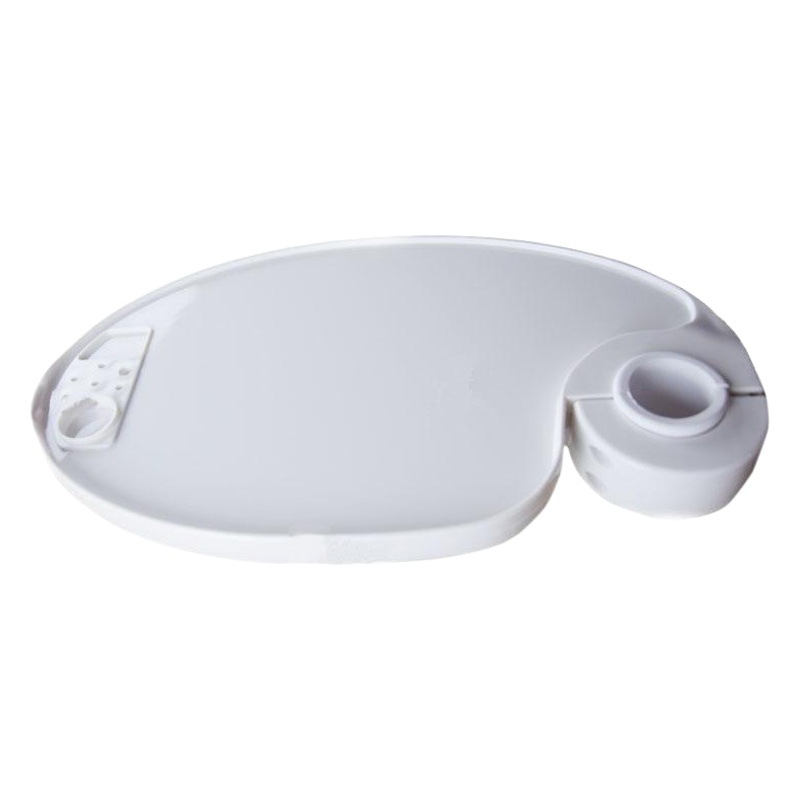Bandeja para sillón dental, bandeja auxiliar de plástico para raspador dental, bandeja pequeña, accesorios para sillón dental