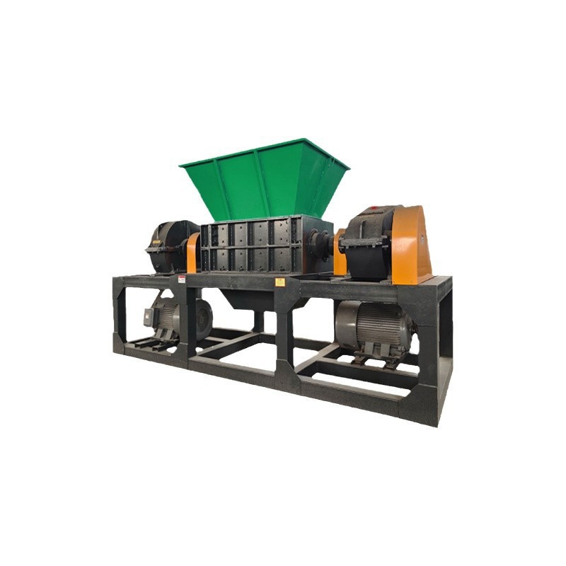 欧科大型撕碎机双轴粉碎机废铁塑料轮胎金属生活垃圾撕碎机配件