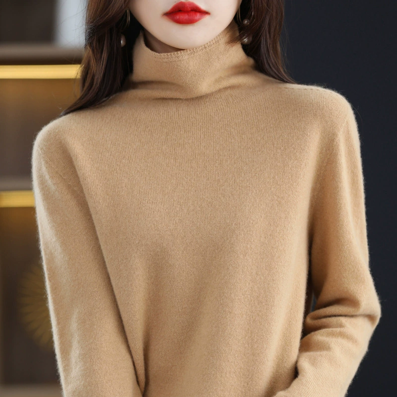 Красота Нуо с первой линией одежды с воротником шерстяной свитер
