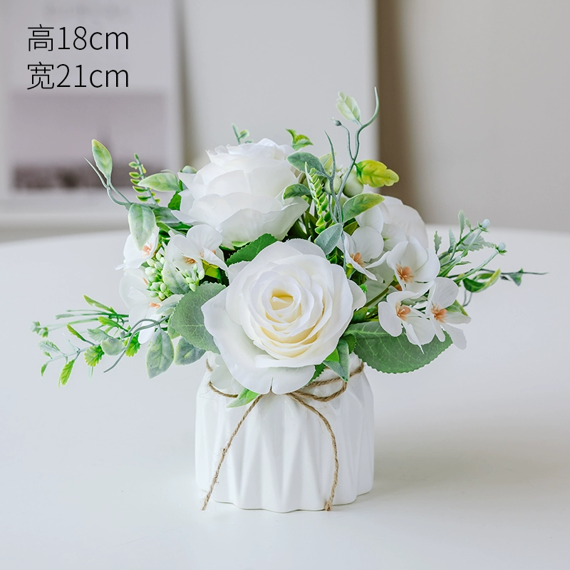 Nordic simulation flower decorative flower decorative flower room fake flowers fake flower plastic flower dining table flower bionic bionic flower bleaching flowers