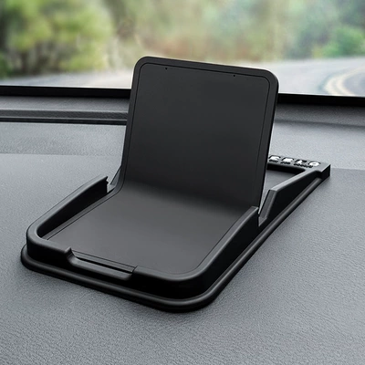 Car Mobile Phone Holder Anti-slip mat - solid-color-model-available-180-foldablewith-number-plate
