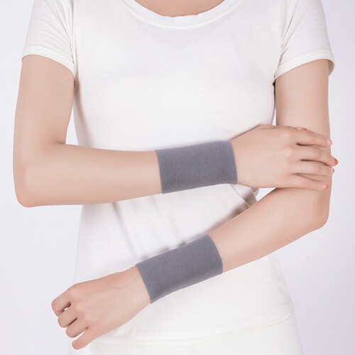 Modal wrist and elbow protection for men and women in spring and summer, thin arm protection against cold, warm and breathable joint wiping, sweat protection and wrist protection for sports