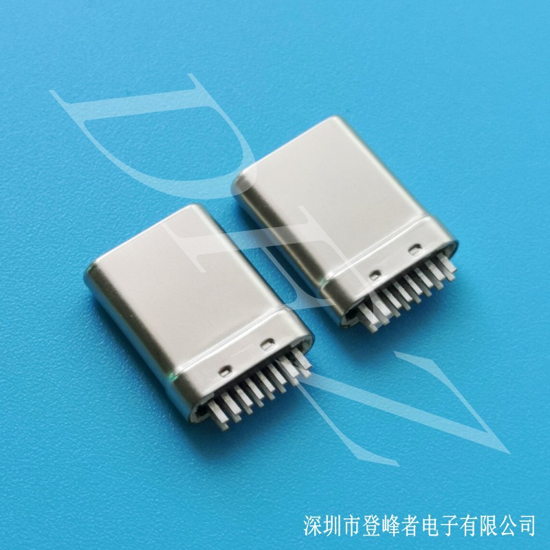 16P type c插头316拉伸TYPEC珍珠镍夹板1.0白胶TYPEC公头type-c-阿里巴巴