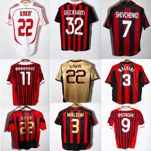 AC米兰多特蒙德印号卡卡客场球衣球迷版泰版足球服短袖欧冠臂章