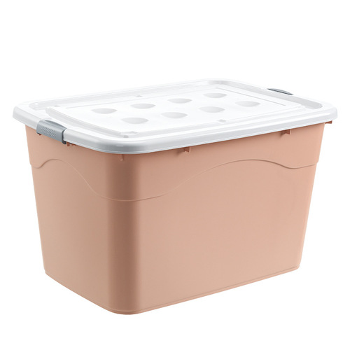 Plastic storage box, quilt toy box, clothing storage box, storage box with wheels, large storage box