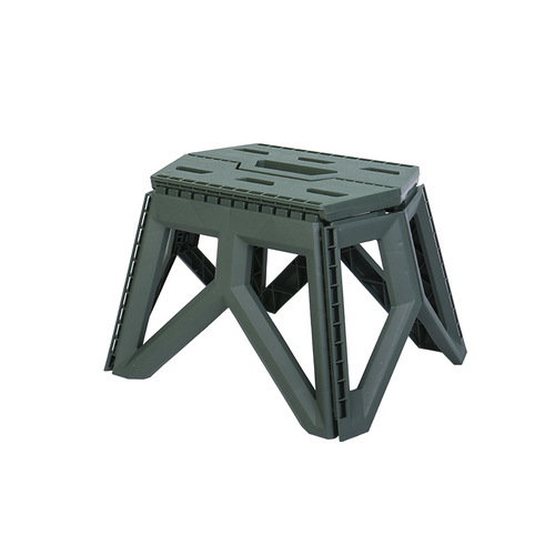 Portable folding stool, thickened small bench, outdoor camping chair, stall stool, fishing stool, portable plastic small stool