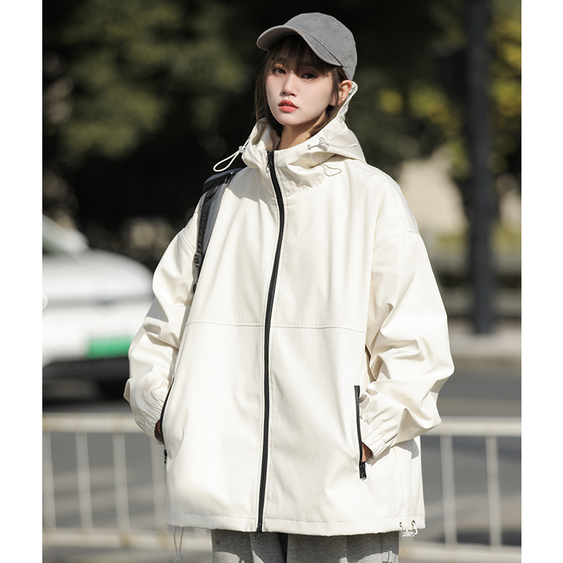 Lovers' stormtrooper female Spring and autumn anti-trend brand jacket male 2023 new students loose all matching hooded coat