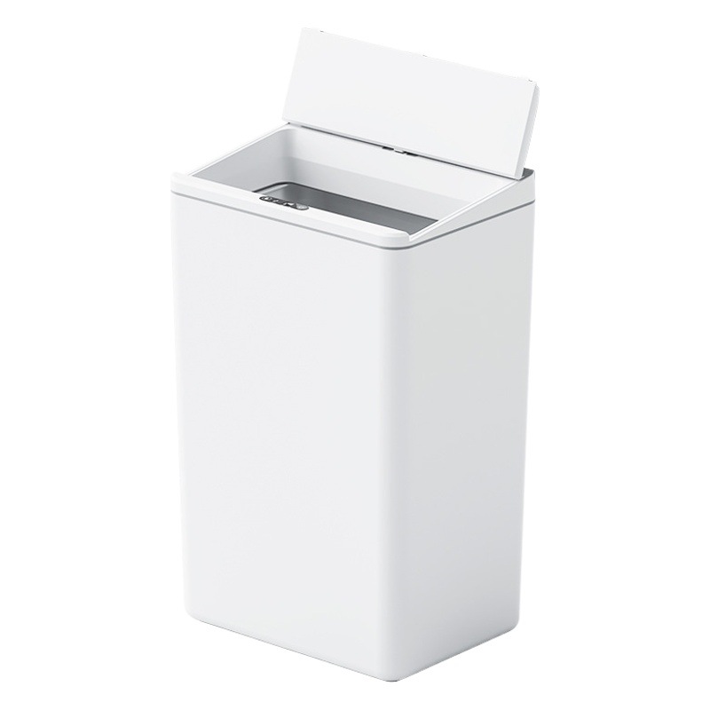17L Household Smart Sensor Trash Can Kitchen Bedroom Sandwich Bathroom Electric Opening Lid Fully Automatic Sensor Kick