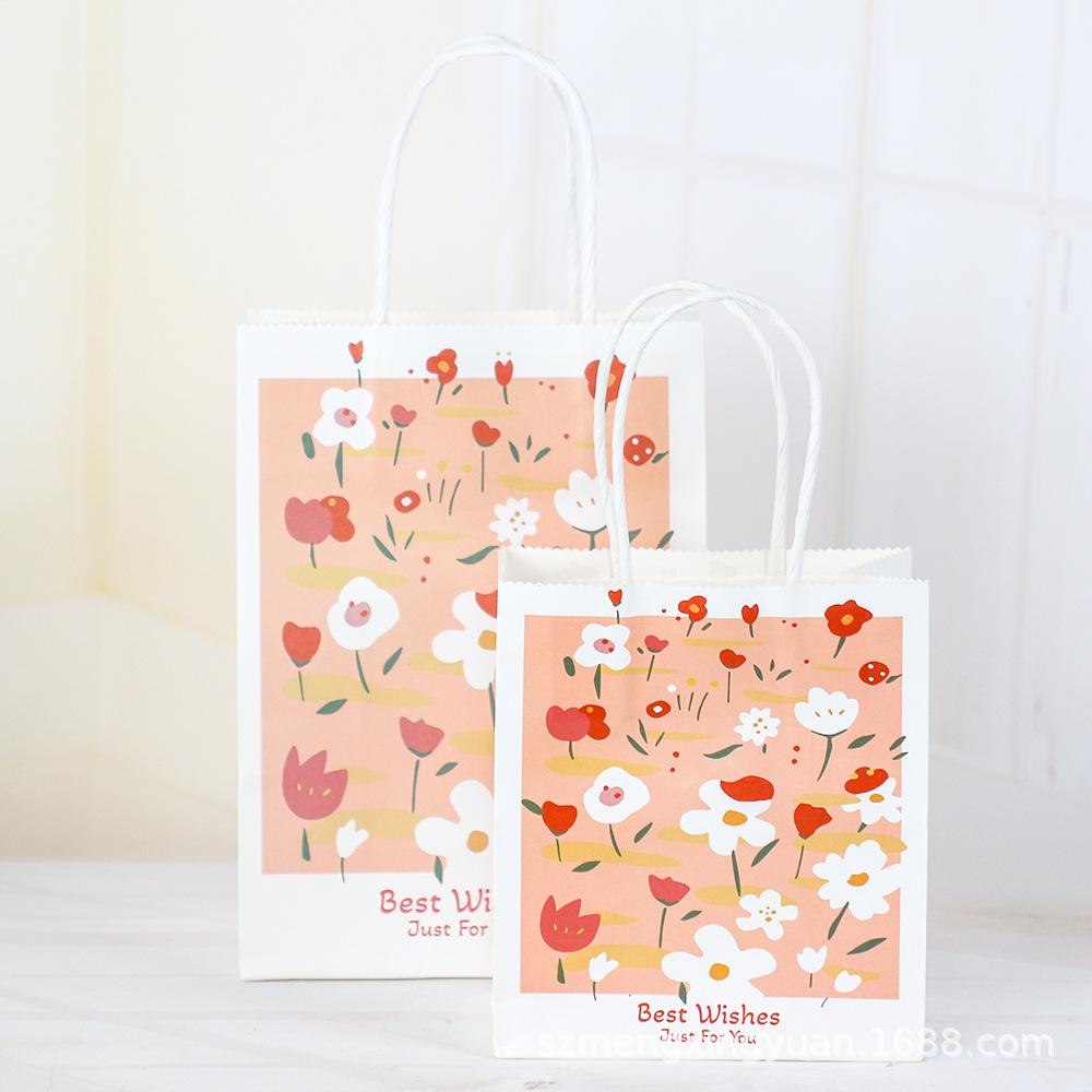 Regalos de cumpleaños de dibujos animados bolsas de regalo para niños del jardín de infantes juguetes de regalo de mano bolsas de papel de embalaje
