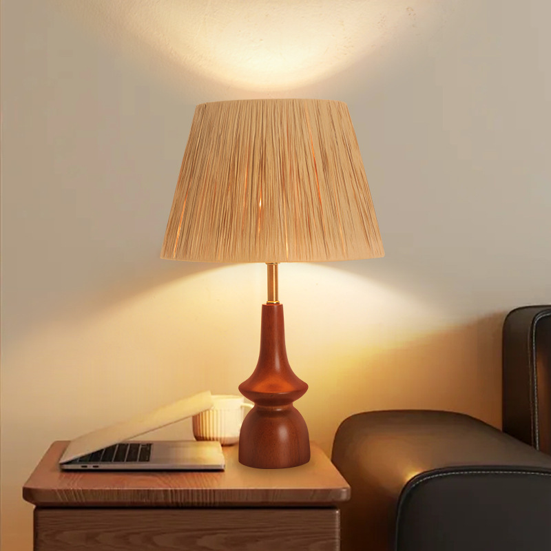 Lámpara de mesa de protección ocular de estilo antiguo estilo francés retro wabi-tranquilo ambiente ambiente estudio dormitorio decoración de cabecera lámpara 194L