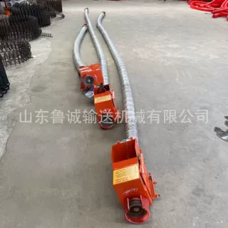 厂家定制便携耐高温软管螺旋绞龙吸沙上料提升输送机电动大吸力机