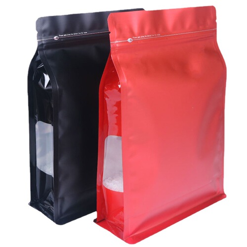 Colorful eight-sided aluminum foil ziplock bag for dog food, cat food, tea, fish bait, sealed bag, food packaging bag printing