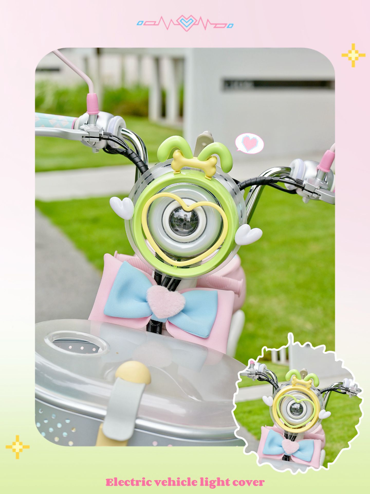 Suitable for Aima Metaverse Pony Electric Scooter Decorative Windshield, Hanging Bag, Phone Holder, Foot Mat, Seat Cushion Cover, Tail Box