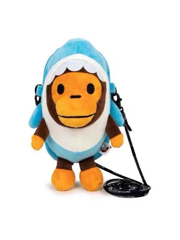 Japón marca de moda bapex Milo mono niño hombro oblicuo bolso para teléfonos móviles bolso para teléfonos móviles camuflado cartón calle