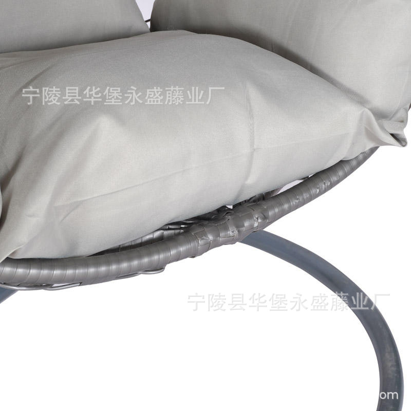 Silla mecedora de ratán para balcón al aire libre de una sola persona, silla de cuna, patio, casa de familia, ocio, columpio interior, silla de cuna