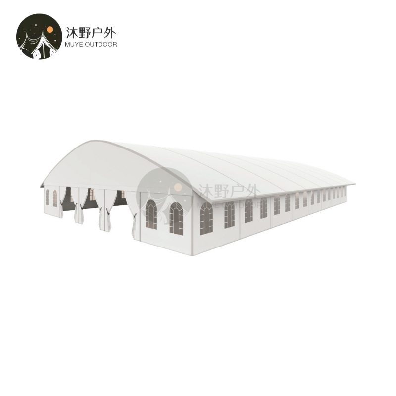 Muye gran estadio al aire libre almacén de bodas exposición campana arqueada exposición actividad campana arqueada de aleación de aluminio