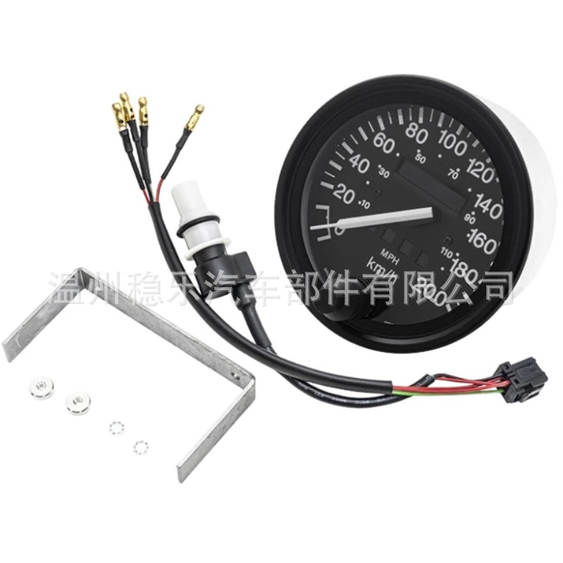 Speedometer PRC7374LED compatible with Land Rover Defender 12/24V km meter MrGauge
