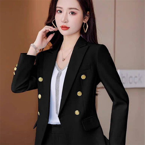 Fashion White Women's Suit Jacket 2026 Spring Fashion Long Sleeve Korean Version Goddess Commute Suit Top Women