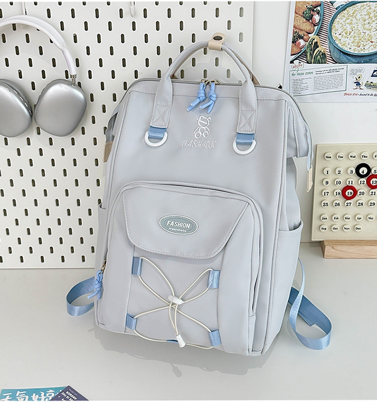 Kids Backpacks High Value Schoolbag Cream Cute Versatile Backpack Junior High School Student Schoolbag Female Dopamine Backpack_voghion.com