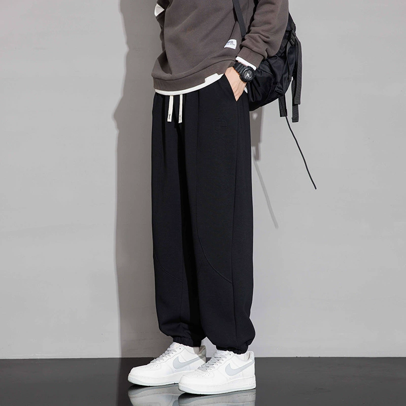 Защитные брюки Весенние и осенние брюки свободные дикие новые широкие повседневные брюки японское ретро