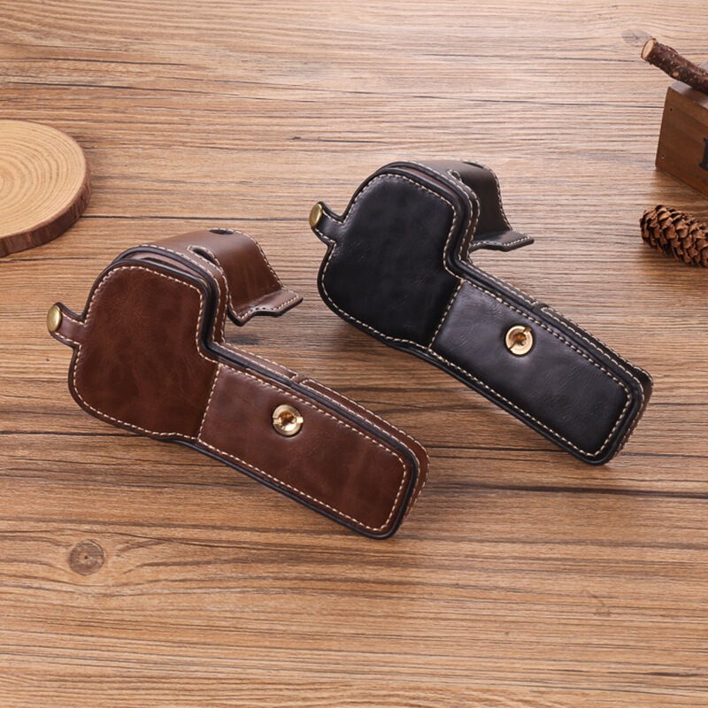 For Canon EOS-R5D4 protection R6D2 base 200DII800D camera bag RP leather case 90D77D half set