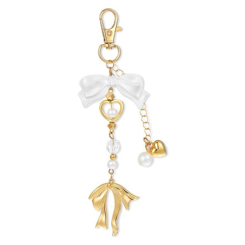 Gold Butterfly Key Chain Ladies Bag Charm Pearl Heart Shape Beads Aesthetic Purse Charm Lovely Aesthetic Accessories Gold Butterfly Key Chain Ladies Bag Charm Pearl Heart Shape Beads Aesthetic Purse Charm Lovely Aesthetic Accessories