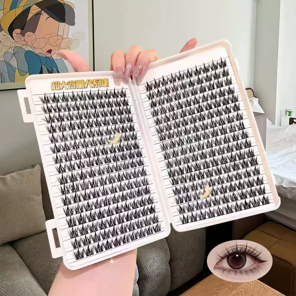 False Eyelashes Kit, Multi-Row Glue-Free & Glue Models, 6–20 Row Options, Tool Pack Available