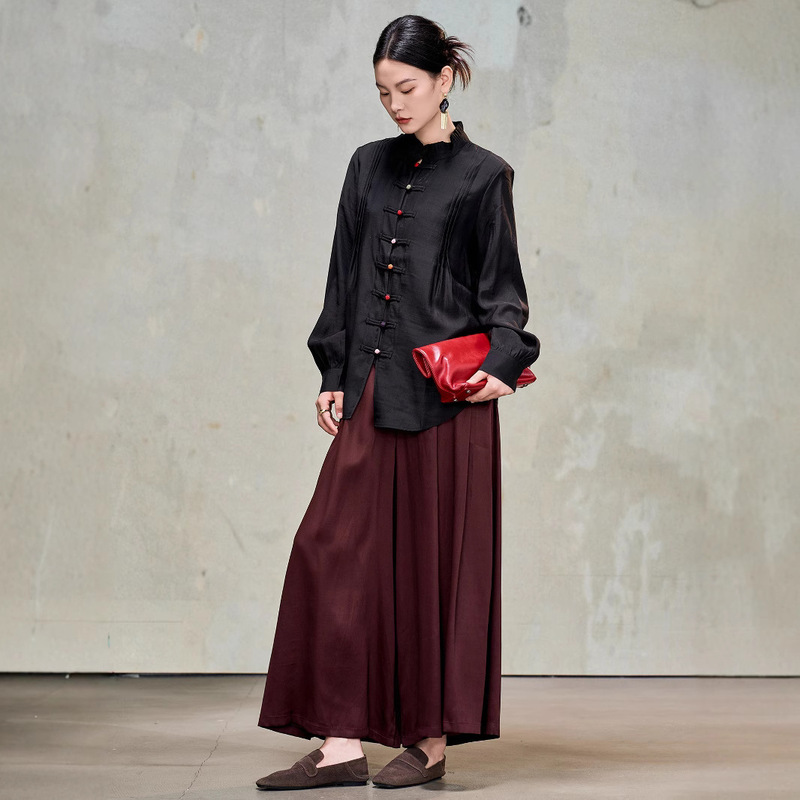 New Chinese-Style Handmade One-Button Zen Shirt 2026 New Loose-Fitting Versatile National Style Artistic Vest Inner Wear Top