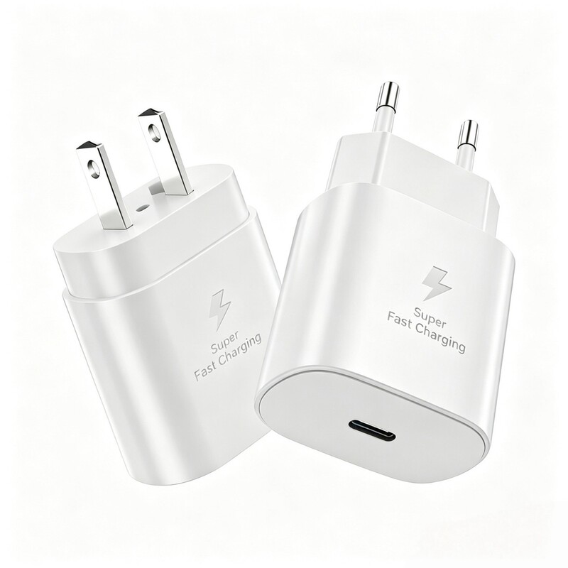 Suitable for Samsung Pd25W Mobile Phone Fast Charging Head Type-C Mobile Phone Charger USB Us Standard Charger Suitable for Samsung Pd25W Mobile Phone Fast Charging Head Type-C Mobile Phone Charger USB Us Standard Charger