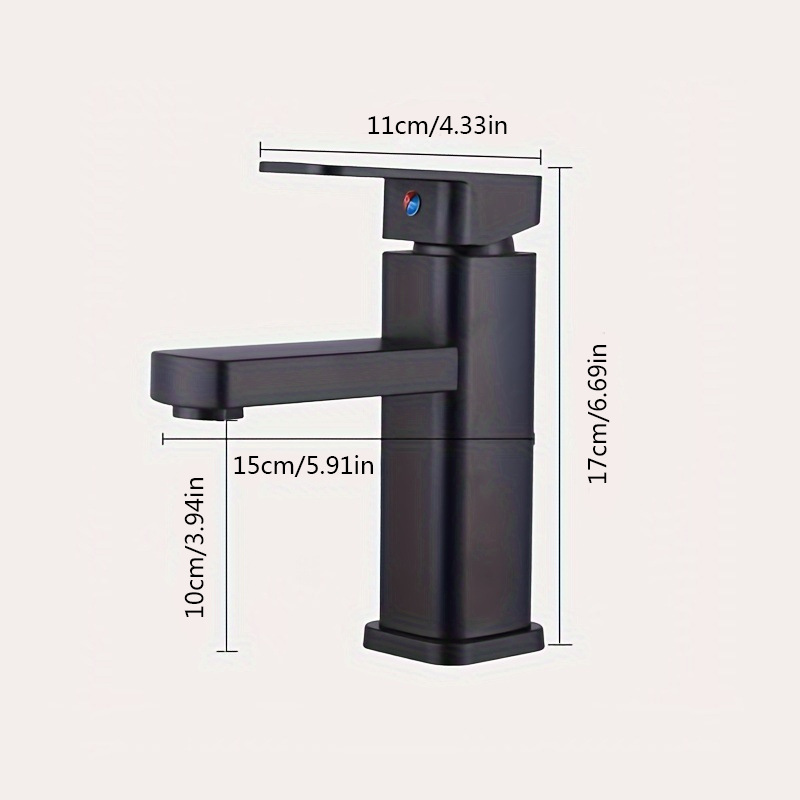 Grifos de acero inoxidable caliente y frío transfronterizos lavabo