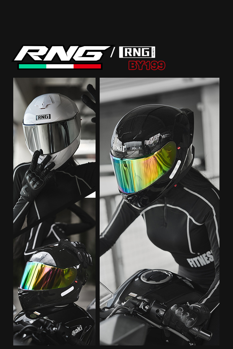 3C/DOT certification motorcycle helmet double lens big tail bluetooth full helmet unisex electric car helmet