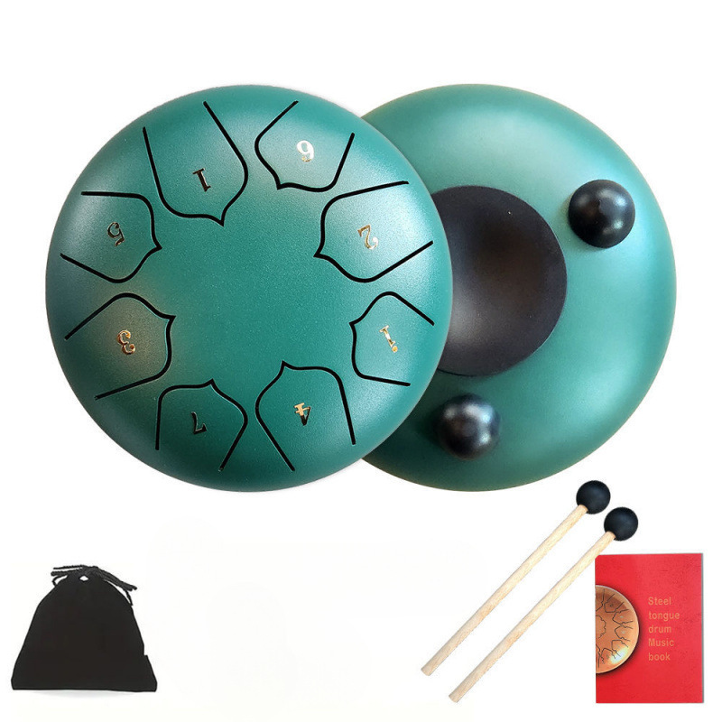 Drum etéreo de pulgada sonido mini pulgada sonido de niños de iluminación estudiantes instrumentos musicales tambor lengua de acero principiantes Aliexpress