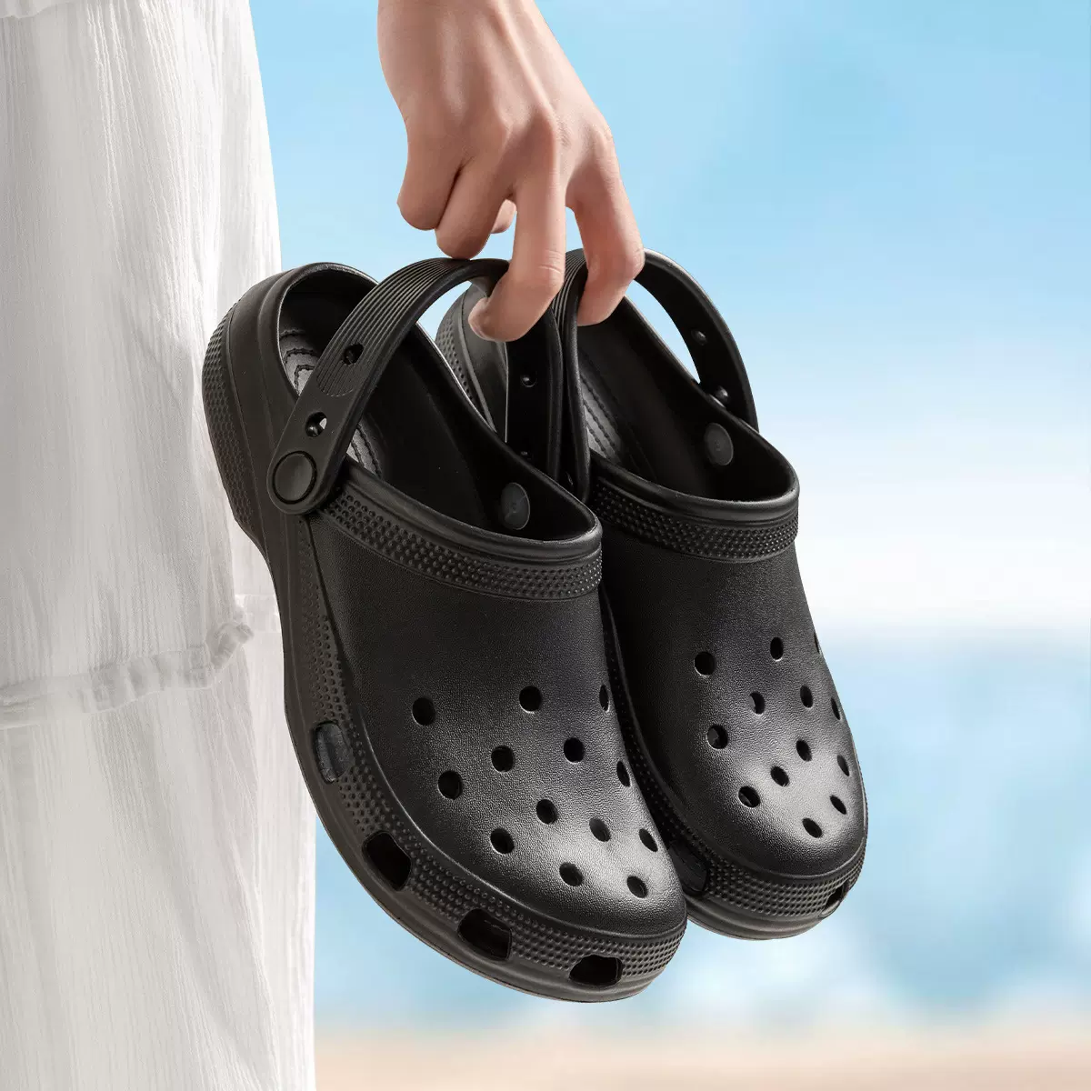 利达妮洞洞鞋男防滑2025新外穿夏季拖鞋男eva沙滩鞋开车凉鞋男款