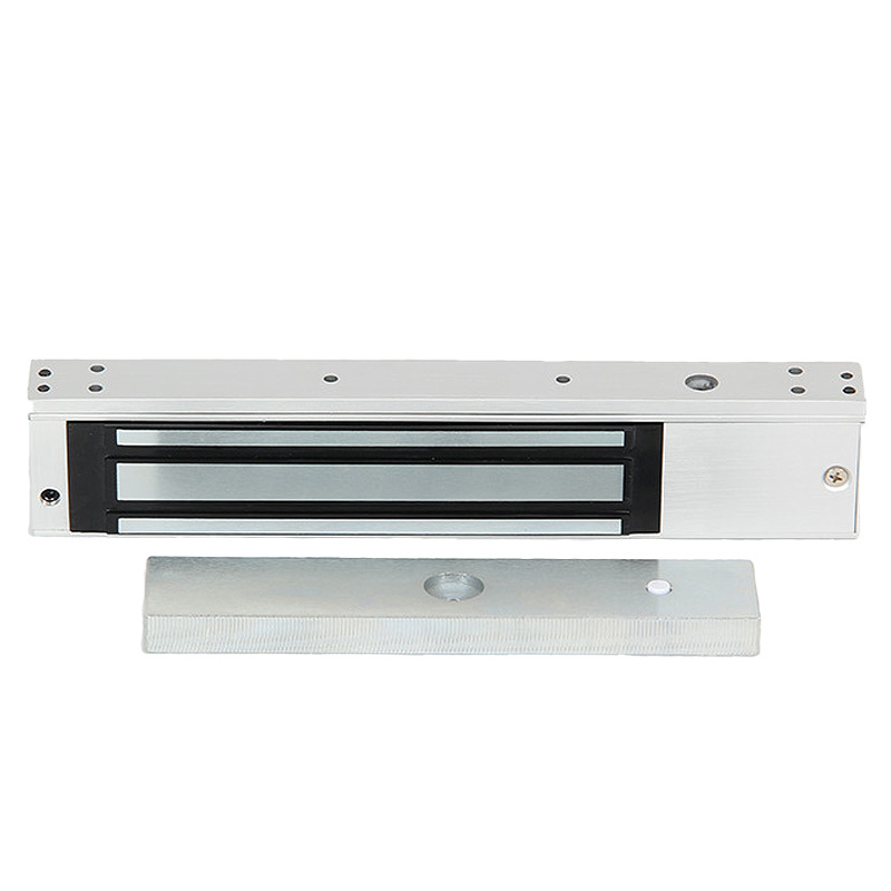 Cerradura magnética impermeable de 280kg, apta para puertas simples o dobles, 12V control de acceso.