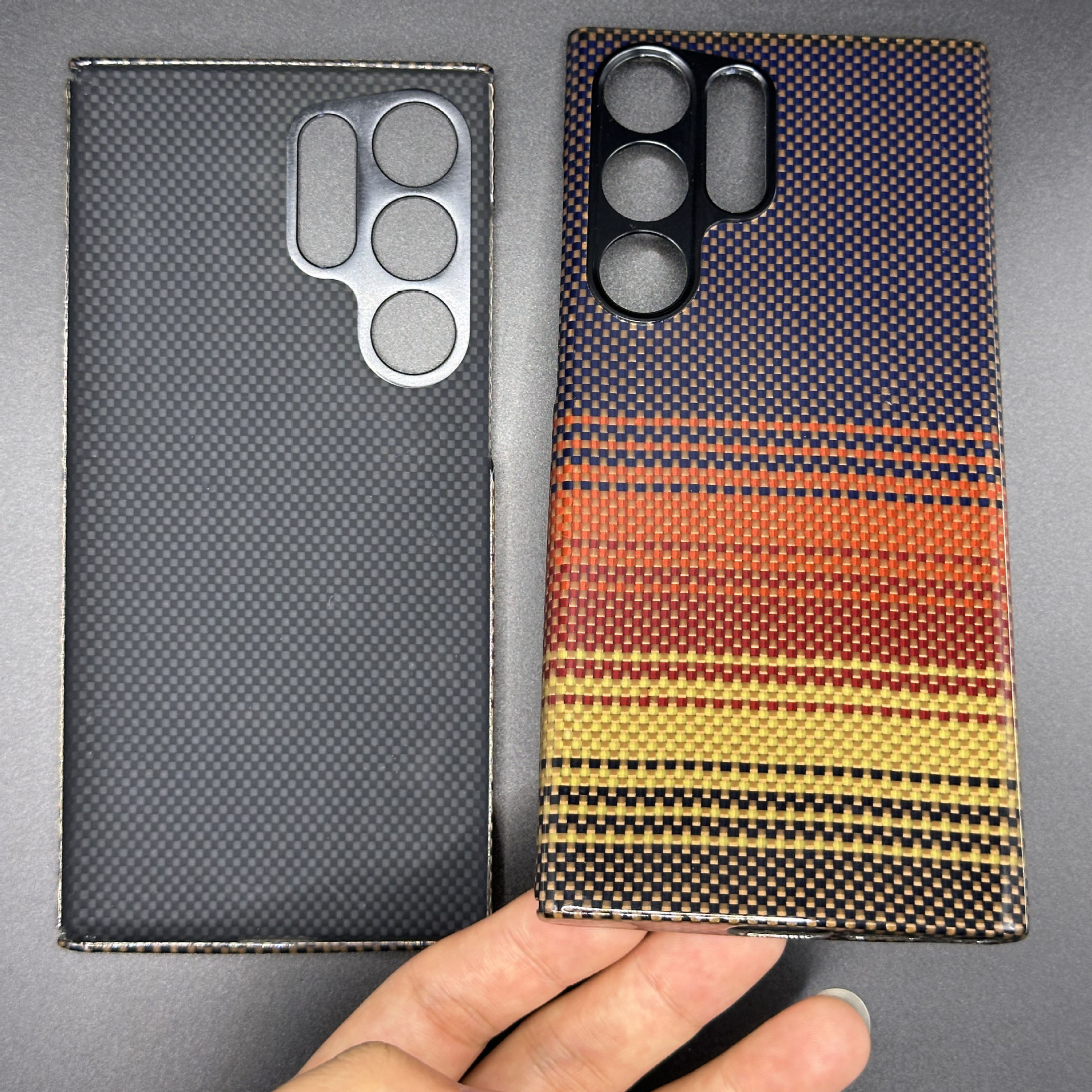 适用三星S23Ultra手机壳磁吸凯夫拉GalaxyS23芳纶碳纤维23U保护套