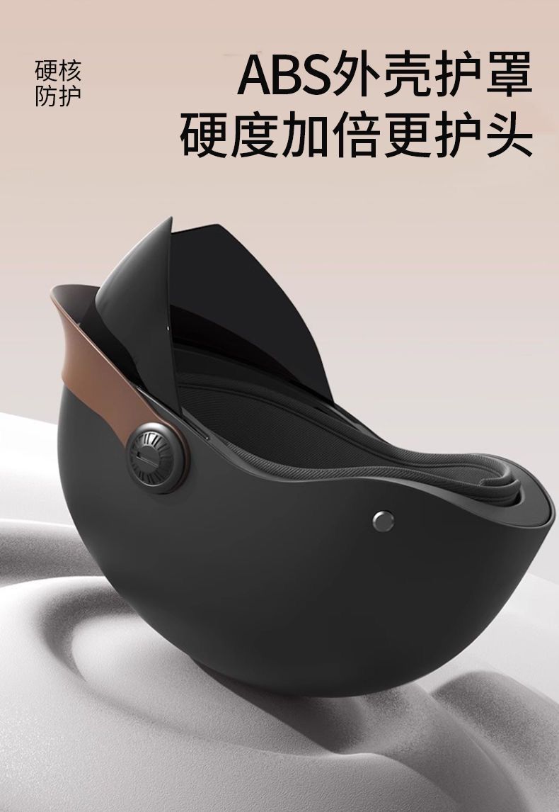 Highly stylish electric vehicle helmet for men and women, summer model, safety helmet for electric motorcycles, sun protection, lightweight half helmet