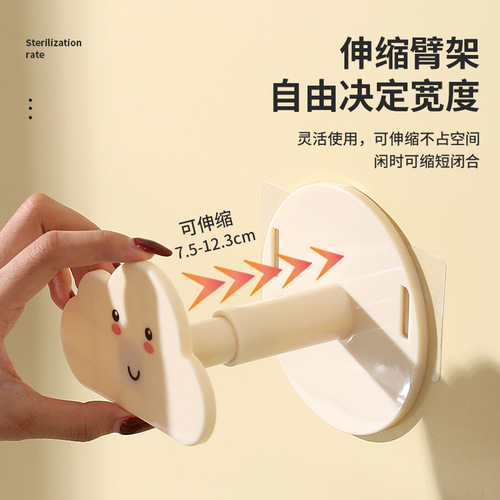 Traceless adhesive hooks strong adhesive wall bathroom creative no-drill hook wall strong cute wardrobe balcony dormitory