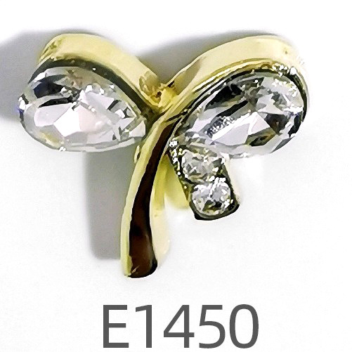 Nuevos accesorios de uñas de aleación especial de comercio electrónico transfronterizo lote mixto sonrisa cara arco uñas pegadas fábrica de diamantes al por mayor