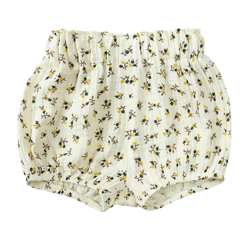 Ins Korean version of summer baby cute print trendy big PP pumpkin shorts for men and women baby loose pants