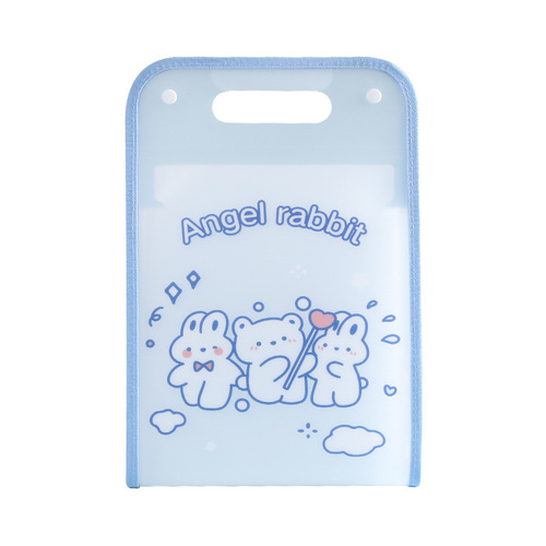 A4 portable folder test paper bag multi-layer large-capacity hand-held accordion bag test paper storage bag for primary school students