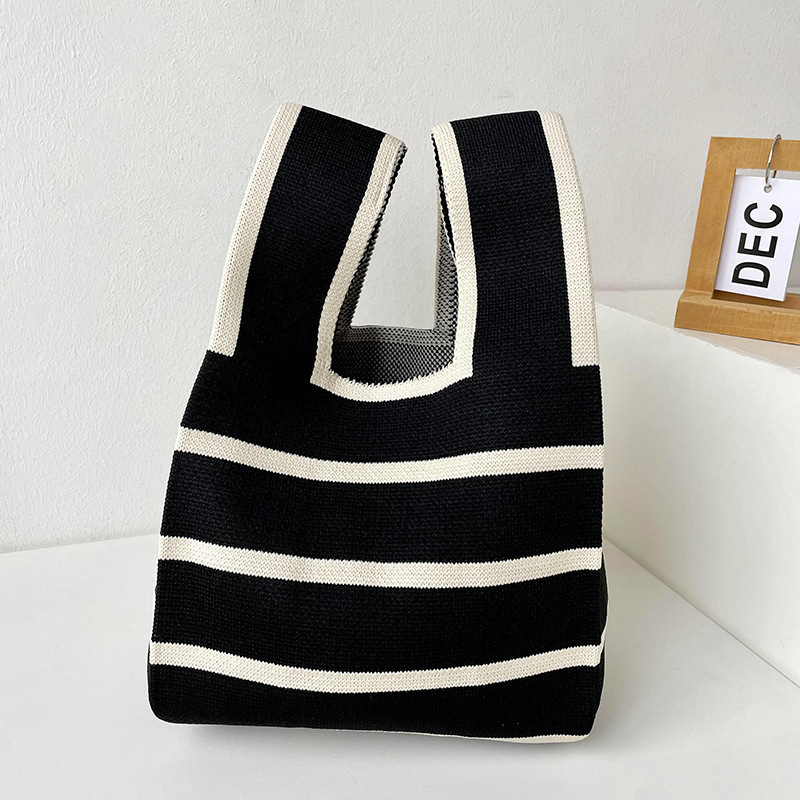 Bolsos, diseño de nicho femenino, bolso de punto personalizado, bolso tejido de un solo hombro de punto de todo fósforo, bolso de mano, bolso de mano