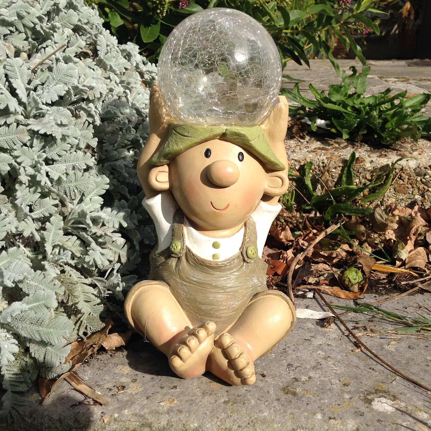  Creative Cartoon Resin Doll Customized Solar Garden Light Garden Sculpture Crafts Lawn Decoration