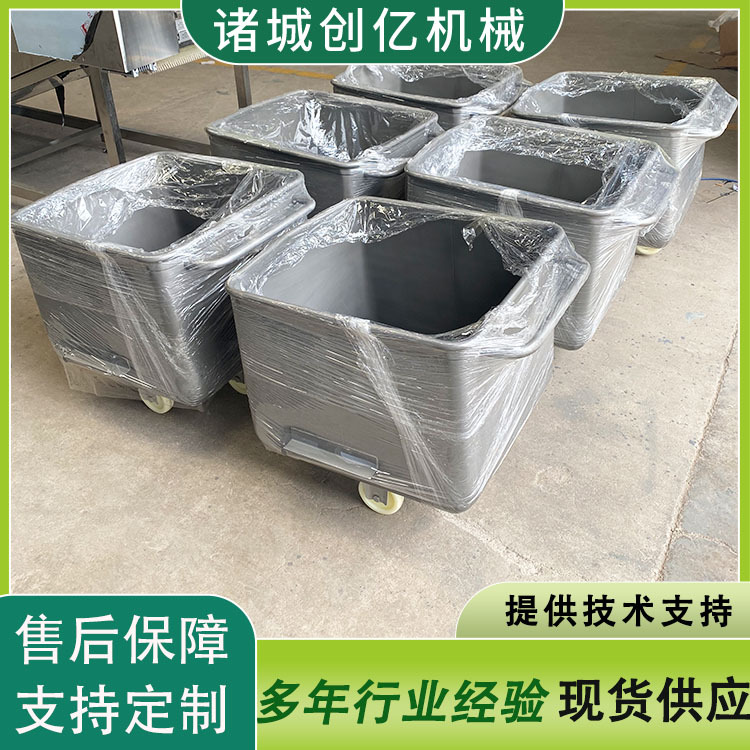 食品厂物料运输周转小料斗车 不锈钢304肉料车 商用酱料周转车