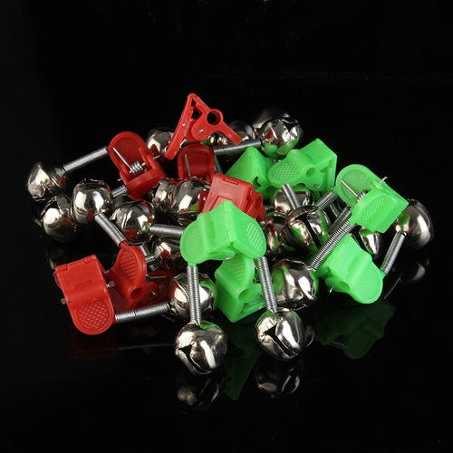 Super Loud Fishing Bell High Sensitivity Anti-Drop Spiral Pure Copper Sea Rod Night Light Fishing Gear Alarm Clip